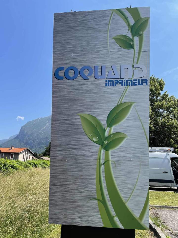 Panneau publicitaire pour entreprise Grenoble