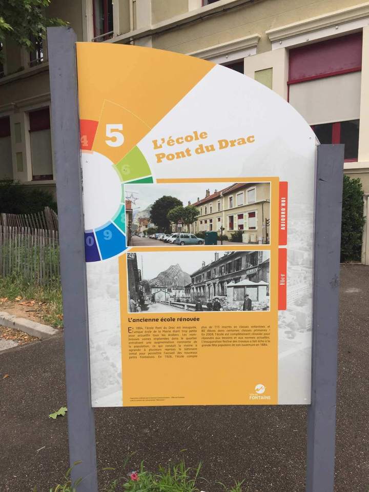 Panneau école Grenoble
