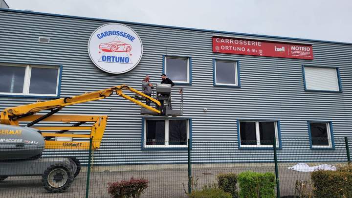 Lettrage Dibond Grenoble
